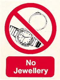 No jewellery